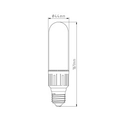 Lampa led E27 12W T40 830 960lm do plafonier INQ