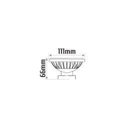 Lampa led AR111 G53 15W 830 12V 36^ 1200lm biały INQ 