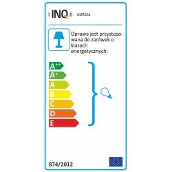 Kinkiet zewnętrzny HAGE GU10 czarny IP54 Ozzo OGR001