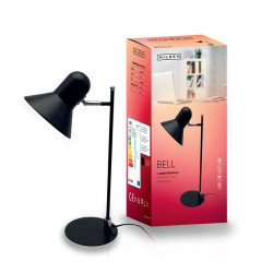 Lampka biurkowa i stołowa E27 BELL Nilsen czarna LS002