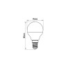 Lampa led P45 E14 9W kulka 620lm 4000K INQ