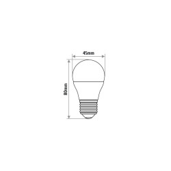 Lampa led P45 E27 5W kulka 320lm 4000K INQ