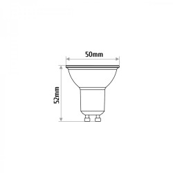 Lampa led GU10 1,5W 6000K 150lm INQ