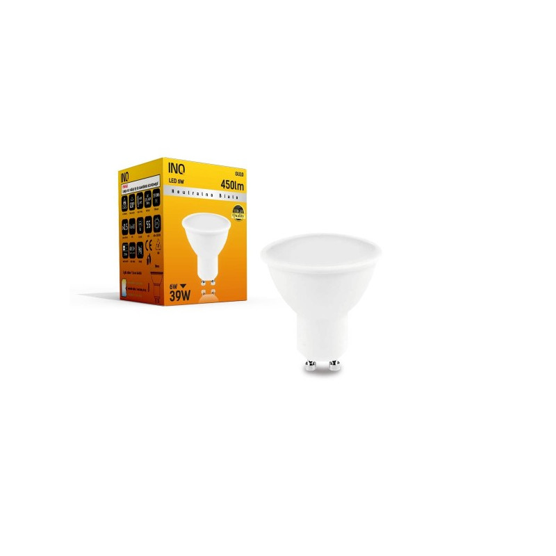 Lampa led GU10 6W 4000K 450lm INQ