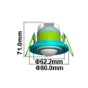 Czujnik ruchu PIR 360stopni P/T 800W IP20 montaż 2,2-4m