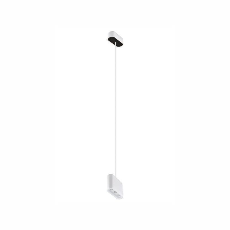 Lampa wisząca Zara 7W wisząca biała 3542