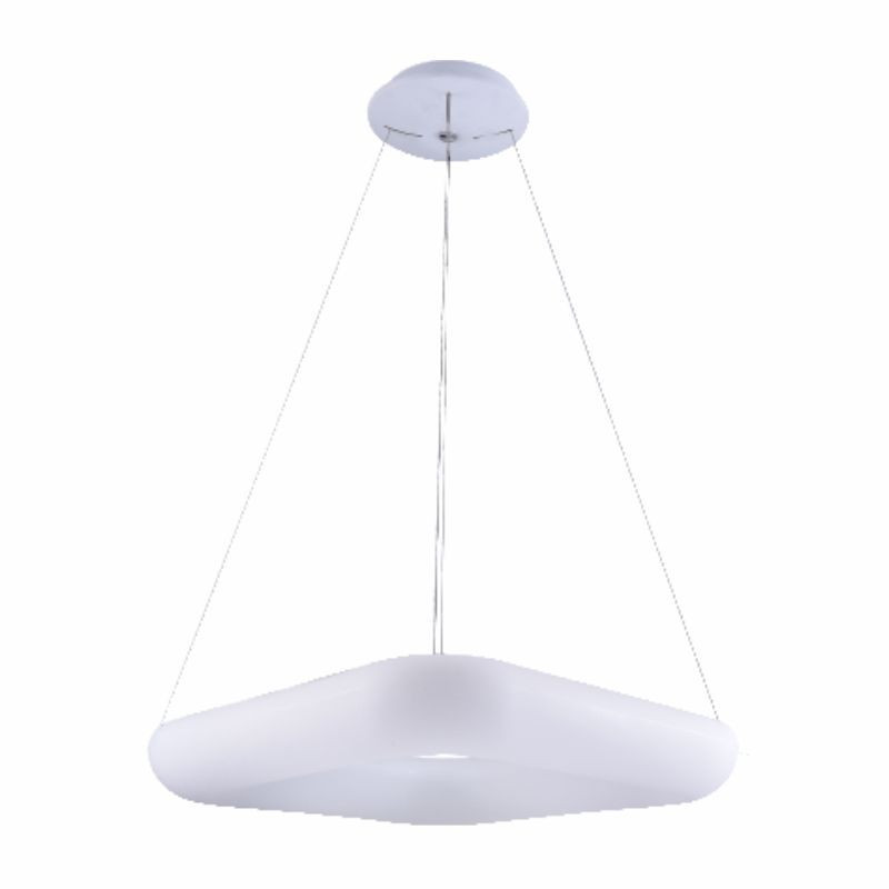 Lampa wisząca Rico 50W 3000K 3500lm 60x60cm wisząca biała kwadratowa 3568