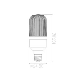 Lampa led E27 20W T65 830 1800lm do plafonier INQ