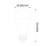 Lampa led A65Y E27 PROFI 15W bulb 1350lm 3000K INQ