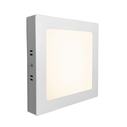 Oprawa downlight led natynkowa LARRY kwadrat 12W 800lm IP20 biała