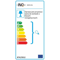 Ozzo oprawa sufitowa p/t QBOX 1 BL AR111 GU10 bezramkowa czarna