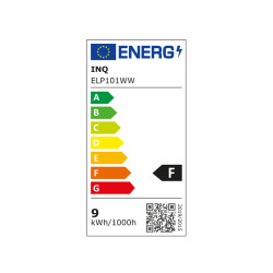 Lampa   G45 E14 LED PROFI 9W kulka 900lm 3000K ceramika INQ