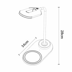 Lampka LED Tina wireless biała MA024E