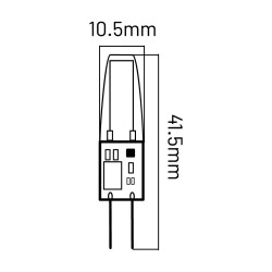 Lampa LED G4 12V 1,4W 160lm 3000K INQ