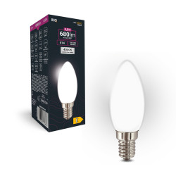 LED milky C37 świeca E14...