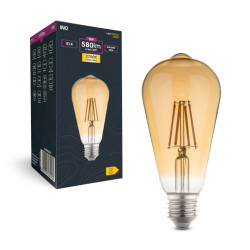 Filament LED GOLD ST48 E14 5W 580lm 2700K INQ