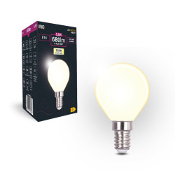 LED milky G45 kulka E14...