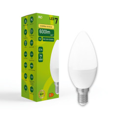 LED C37 E14 7W świeca 600lm...