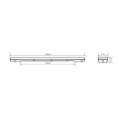 Oprawa OLSA TECHNIC 1x1200mm do LED IP65 INQ