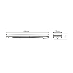 Oprawa OLSA TECHNIC 1x600mm do LED IP65 INQ