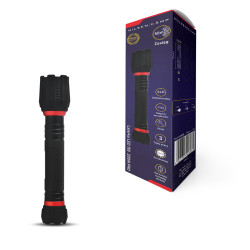 Latarka led 150 ZOOM PRO 3W, 300lm, 2xAA(R6), 3 tryby świecenia, stroboskop, zoom, COB led, IP44, zasięg 50m Nilsen Camp