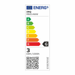 LED MR16 GU10 3W 220lm 3000K INQ