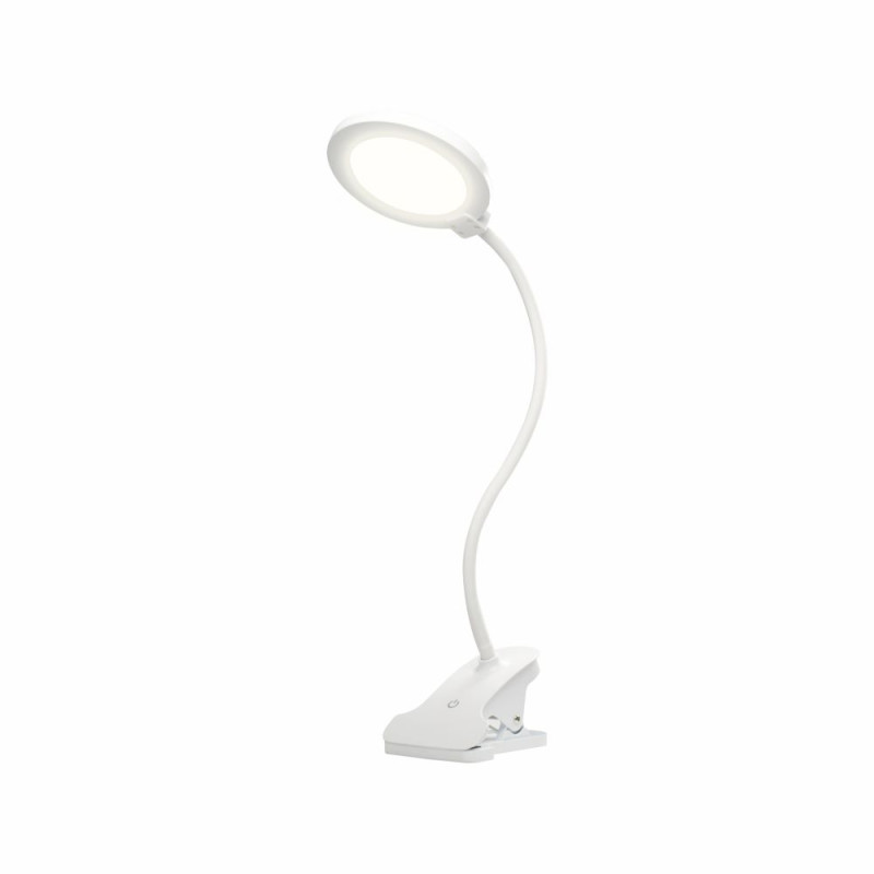 Lampka LED Kim klips biały Nilsen