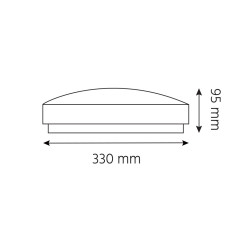 Plafon led SKADI 18W 1600lm okrągła 4000K