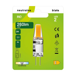 LED G4 12V 2W 260lm 4000K INQ