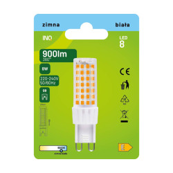 LED G9 8W 900lm 6000K INQ