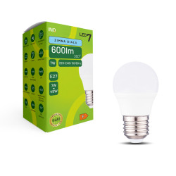 LED G45 E27 7W kulka 600lm...