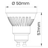 LED PROFI GU10 7W 700lm 6000K ceramika INQ