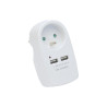 Rozgałęźnik 1 x Z/U + 2GN Ładowarka USB ELEKTRO