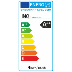 LED E27  G80  4W 450lm 2700K Filament Gold