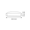 Plafon led SKADI 18W 1620lm kwadrat 4000K 