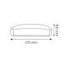 Plafon led SKADI 24W 2160lm kwadrat 4000K 