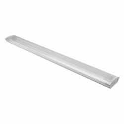 Oprawa VEGA 2x120cm klosz pryzmatyczny IP20 biała