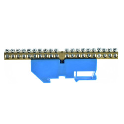 Listwa zaciskowa LZU-20-B 20x16mm niebieska