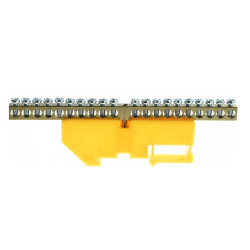 Listwa zaciskowa LZU-20-YE 20x16mm żółta
