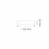 Oprawa downlight LED HARRY n/t 6W 4000K 360lm fi12cm IP20 biała