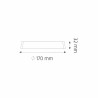Oprawa downlight LED HARRY n/t 12W 4000K 840lm fi17cm IP20 biała