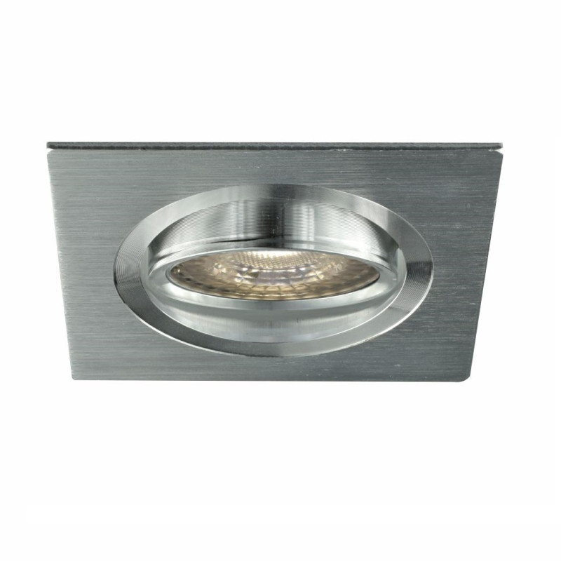 Ozzo oczko sufitowe OLAF-221-AL kwadratowe aluminium