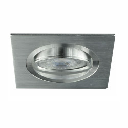 Ozzo oczko sufitowe OLAF-221-AL kwadratowe aluminium