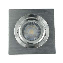 Ozzo oczko sufitowe OLAF-221-AL kwadratowe aluminium