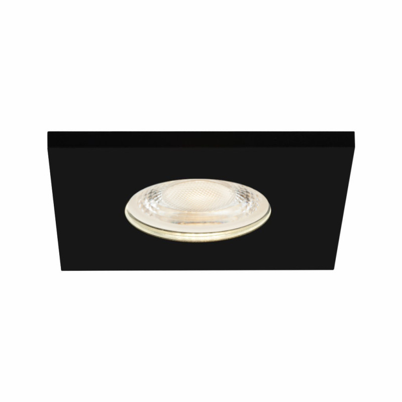 Ozzo oczko sufitowe VOG-122-SH-BL kwadratowe czarne IP44