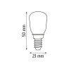 LED E14 1,7W T22 140lm 3000K lodówka INQ
