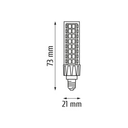 LED E14 7,7W 960lm 6500K tower INQ