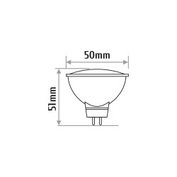 LED GU5,3 12V 7W 3000K INQ