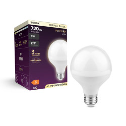 LED G80 E27 8W 720lm 3000K INQ
