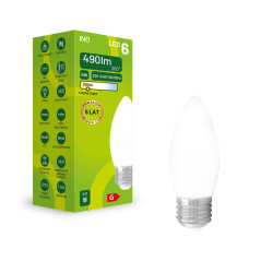 LED C37 E27 6W świeczka...